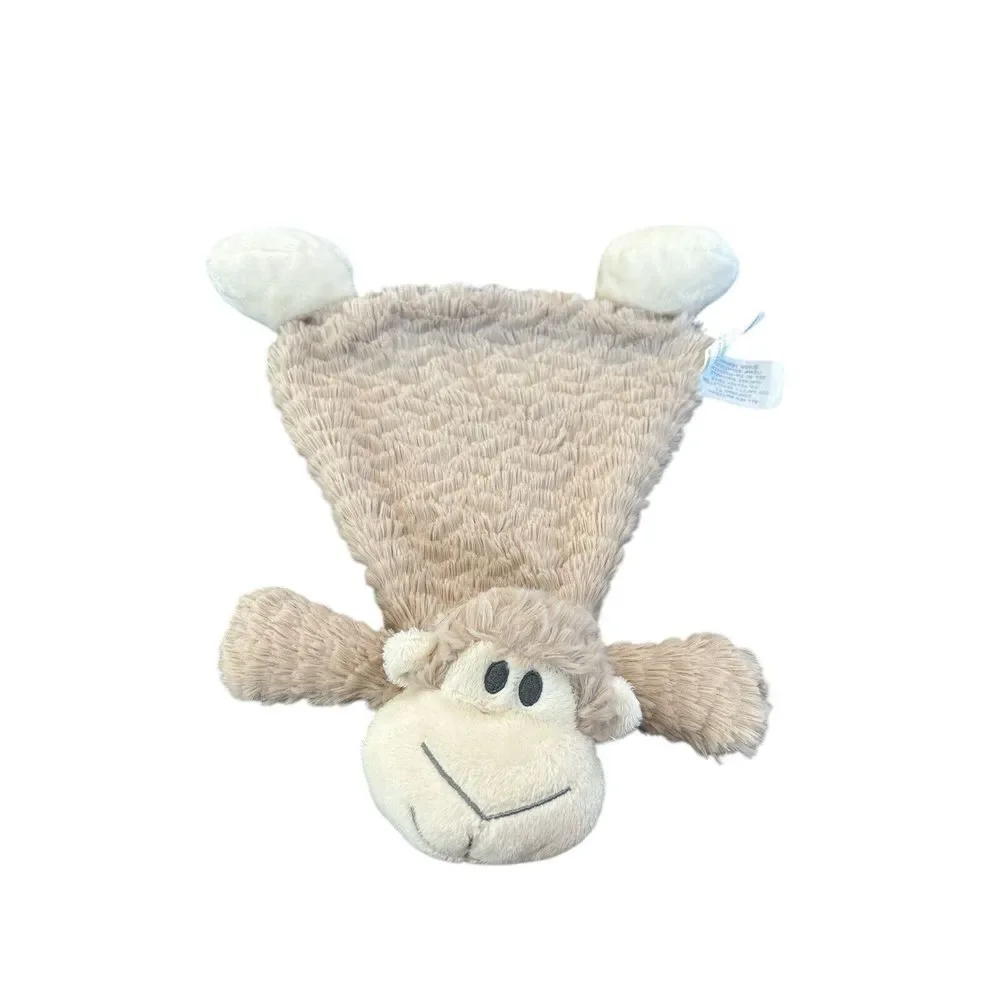 Lot of Lovey Security Blankets Soft Baby Dog Cow‎ Monkey Owl Plush Animals Clean